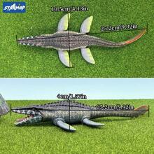 Plastic Children's Collectible Model Toy Realistic Velociraptor Dinosaur Toy, Ideal Educational Toy For Boys And Girls, Birthday Gift. The Dinosaur's Arms, Legs, Tail Can Move, Mouth Can Open And Close, Head Can Rotate. - Multicolor - View 13