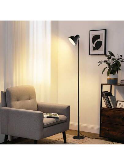 1PC 57 Inch Moderne Led Vloer Lamp, Height Adjustable, USB Powered, 3000K 6500K Dimmable, Brightness Indoor Multipurpose Corner St ing Verlichting Living Room, Bedroom, Office Reading