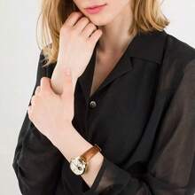 Orient Ladies' Mechanical Watch, Classic Watch Series RA-AG0024S10B Wristwatch, White Dial, Stainless Steel Material, Business, Daily Wear - White - View 5