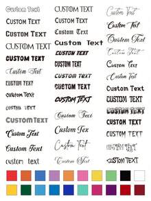 1pc Personalized Design Your Own Name - Custom Vinyl Sticker Car Window - Boat - Lettering Jdm Automotive Windshield Graphic Name Letter Auto Vehicle Door Banner - Custom Vinyl Decal,Home Harmony - Multicolor - View 2