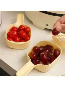 1/2 piezas Cestas con asa; Colador oscilante de arándanos; Tazón para lavar verduras; Colador de purificación de agua - Multicolor - Ver 6