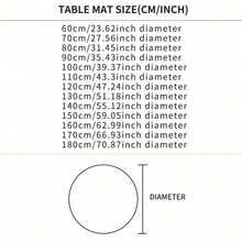 High-Quality Luxury Round Transparent Tablecloth, 100% PVC, 1.5mm Thick - Scratch-Resistant, Heat-Resistant, Easy To Clean, Suitable For Home, Hotel, Restaurant And Coffee Tables, Round Transparent Table Cushion, PVC Table Cover - White - View 8