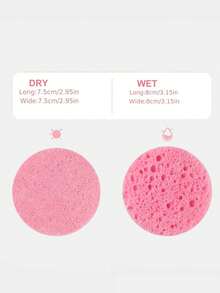 Heart-Shaped Soft Exfoliating Cleansing Sponge, Suitable For Face Cleaning, Massage, Exfoliation, Masking, Makeup Removal - Gentle Scrubbing Deep Cleansing Sponge, Fragrance-Free, Unisex, Travel Essential - Multicolor - View 3