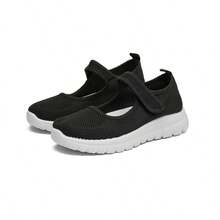 Meijile Women's Sock Tennis Shoes, Women's Slip-On And Lace-Free Sneakers, Comfortable Casual Shoes With Soft Sole 213 - Preto - 查看 13
