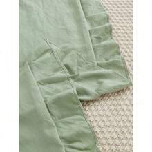 1 Rust Red Synthetic Polyester Ruffle Long Pillowcase (Without Pillow Insert), Perfect Gift For Everyone, Suitable For All Seasons - 綠色 - 查看 7