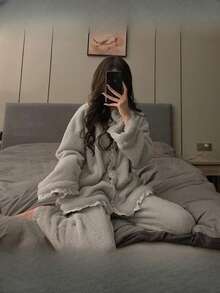 Women Two-Piece Outfits - Grey - View 7