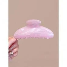 3pcs Large Size Pink, White, Blue Water Wave Hair Clips 11cm, High-Quality Elegant, Minimalist, Versatile Ombre Color Hair Accessories Suitable For Daily, Casual, Party, Work, Vacation, Washing, Makeup, Outfit Matching, Back To School Fall Winter Claw Clip - 多色-1 - 查看 8