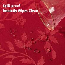 Kitchen Tablecloth - Red + 177.8 X 132.1 cm (Rectangular) - View 4