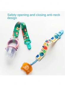 1/2/3 Piece Baby Pacifier Clip Set - Pacifier Clips For Boys And Girls, Suitable For Most Pacifiers, Thanksgiving Gift - 彩色 - 查看 5