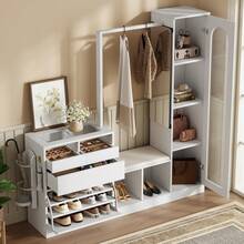 Hall Trees - White - View 8