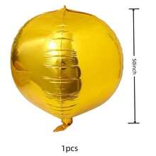 10in/18in/22in/32in/50in Extra Large Foil Balloons, 4D Gold Color For Birthday, New Year Party, Home Decor - Gold - View 8