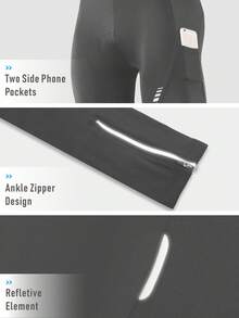 LEOPATRIX Men's Outdoor Cycling Pants, Equipped With Waterproof Breathable 4D Padded Seat, Shock-Absorbing And Comfortable, Suitable For Long-Time Cycling, With Zipper And Pocket Functions, Moisture-Wicking And Breathable.