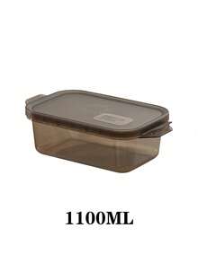 3个装食品储物盒，带按扣盖，塑料果蔬保鲜盒，微波炉和冰箱适用，多功能方形，方便储存家庭聚会、节日和日常餐食。 - 彩色 - 查看 16