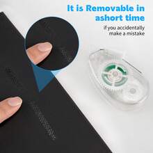 1pc/4pcs Double-Sided Adhesive Tape, DIY Scrapbooking Craft Supplies, School Stationery Roller Tape - Multicolor - View 5