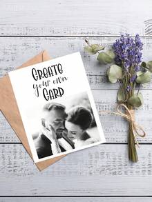 Customized Photo Greeting Card, Personalized Birthday, Anniversary, Couple Love Card, Create Your Exclusive Birthday Photo Card - Multicolor - View 7