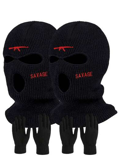 1件男女通用拉法帽滑雪面罩，适合日常使用、户外运动、徒步旅行、骑行，冬季服装配件。