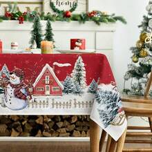 Kitchen Tablecloth - 132 x 178 cm (rectangulaire) + Rouge - Voir 4