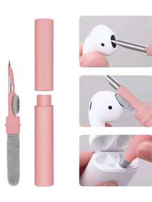 3-In-1 Wireless Earphone Cleaning Kit Includes A Multi-Functional Cleaning Pen, A Soft-Bristled Brush, And A Flocked Sponge To Remove Dust And Stubborn Stains. Suitable For Cleaning Bluetooth Earphone Cases, Mobile Phones, Cameras, And Other Devices, This Compact And Portable Tool Easily Fits In A Pocket Or Bag For Convenient Travel Or Everyday Use. - Multicolor - View 6