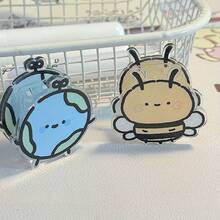 Bộ 1/10 món thiết yếu cho văn phòng và học tập! Kẹp hình động vật hoạt hình, chất liệu Acrylic bền bỉ, kẹp PP siêu tiện dụng để ghi chú, tài liệu, đựng đồ nhà bếp và kẹp đồ ăn nhẹ - nhiều màu - Xem 7