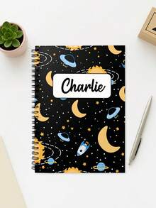 Customize Personalized Kids Notebook,Custom Name, Back To School Gift,12 Styles,Personalized Birthday Party Souvenir, Back To School Season - Multicolor - View 18