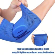 1 Elbow Guard With Built-In Elbow Pads And Compression Sleeves, Suitable For Basketball, Fitness, Golf And Other Sports. Unisex Elbow Guard Sleeves. Gifts From Family Members Or Friends - Multicolor - View 12