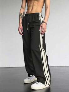 Men's Thin Casual Simple Pants, Suitable For Autumn Street Men's Pants Street Pants Men's Loose Sports Pants, Suitable For Students