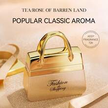 一瓶女士香水/空气清新剂，适合日常使用、派对和送礼，包装精美，喷雾式香氛，天然持久，散发迷人女性香气，附赠便携袋 - 彩色 - 查看 8