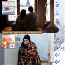 Under Door Draft Stopper 32 Inch For Huge Gap Up To 2 Inch Draft Blocker For Bottom Of Door 27-35 Inch Seal Insulat... - Gap 0 27-35 & Quot; - View 1