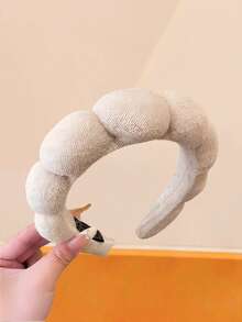 1 Bộ Băng đô cài tóc họa tiết mây sô cô la, gồm các màu đen cổ điển, nâu đất, be nhạt và nhiều màu dễ phối khác, kiểu dáng tối giản đa năng - Phù hợp cho phụ nữ và bé gái, có thể sử dụng hàng ngày, ở nhà, trang điểm và nhiều dịp khác. - Nhiều màu - Xem 7