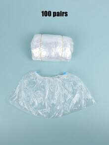 Disposable Plastic Shoe Covers, Waterproof Protective Shoe Sleeves For Indoor & Outdoor Use, Ideal For Keeping Shoes Clean & Dry, Suitable For Homeowners, Contractors, Event Attendees, Perfect For Construction Sites, Rainy Days, Clean Rooms, Adding A Hygienic & Practical Touch To Footwear Protection, Available In Large Quantity With Design,Shoe,Spring Summer Picks,Brides Maid Gifts,Room,Bedroom Decor,Beach,Travel,For Men,For Women,Vacation,Women's Day,Travel Essentials,Wedding Favours,Y2k,Bedroom,Car Accessories Women,Kitchen Decor,Beach,Summer,Vacation,Holiday,Travel Essential,Going Out Tops,Household Items - Multicolor - View 11