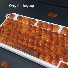 Teclas PBT, Teclas con perfil CHERRY, Juego de teclas, Transferencia que se ajusta a interruptores MX y espacio de 6.25U, Teclas para teclado, No se incluye el teclado, solo el juego de teclas. - CEREZA - Ver 8