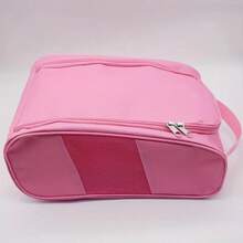 Bolsa de zapatos de portátil, bolsas porta zapatos de tela Oxford, bolso de ligero transpirable, bolsa de zapatos de tenis de fútbol a prueba de polvo - Negro puro - Ver 6