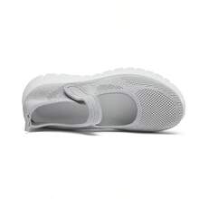 Meijile Women's Sock Tennis Shoes, Women's Slip-On And Lace-Free Sneakers, Comfortable Casual Shoes With Soft Sole 213 - 灰色的 - 查看 4