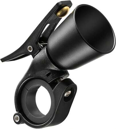 UOKOW Timbres de Bicicleta,Campana de Bicicleta de Montaña,Campanas de Bicicleta con Sonido Fuerte,Campanas de Cuernos,Ajuste para Manillares de 0.87-1.25in/22.2-31.8mm