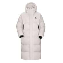 CAMEL CROWN 户外羽绒服，男女通用中长款加厚保暖三重防护专业羽绒服，秋冬季 - 橡木灰 - 查看 7