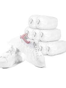 Disposable Plastic Shoe Covers, Waterproof Protective Shoe Sleeves For Indoor & Outdoor Use, Ideal For Keeping Shoes Clean & Dry, Suitable For Homeowners, Contractors, Event Attendees, Perfect For Construction Sites, Rainy Days, Clean Rooms, Adding A Hygienic & Practical Touch To Footwear Protection, Available In Large Quantity With Design,Shoe,Spring Summer Picks,Brides Maid Gifts,Room,Bedroom Decor,Beach,Travel,For Men,For Women,Vacation,Women's Day,Travel Essentials,Wedding Favours,Y2k,Bedroom,Car Accessories Women,Kitchen Decor,Beach,Summer,Vacation,Holiday,Travel Essential,Going Out Tops,Household Items - Multicolor - View 1