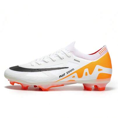 Men's Comfortable Professional Studded Shoes For Indoor Grass Soccer/Football, Suitable For 5-A-Side Indoor/Outdoor Professional Soccer/Football Training