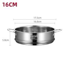 Cesta de de acero inoxidable 304, herramienta de cocina con rejilla de de doble oreja, Material , cesta de drenaje genérica AHWP - 16 centímetros - Ver 13