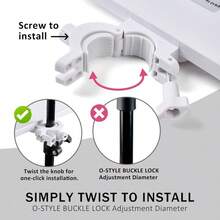 HMQ beauty 睫毛托盘支架 可调节塑料必备收纳架 适用于睫毛嫁接工具 化妆品收纳托盘 睫毛配件 - 彩色 - 查看 6