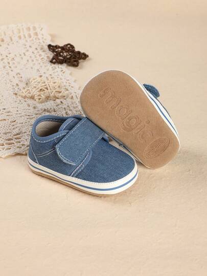 Infant/Toddler Unisex Casual Sports Shoes, Solid Color, Suitable For 0-1 Year Old, 3-6 Months, 8-9 Months, Spring/Autumn