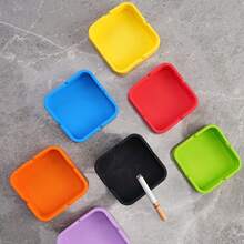 1pc Home/Office/Bar/Internet Cafe Durable, Easy To Clean Ashtray & Cigarette Holder - Multicolor - View 3