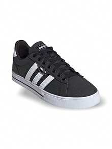 Adidas Daily 3.0 系列男士运动鞋 透气吸汗 轻便易洗 纯黑色 白色 适合学校户外穿着 FW7033 - 黑色/白色 - 查看 5
