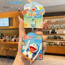 1pc Genuine Animation Peripheral Robot Cat Doll Creative Key Chain Pendant Cartoon Schoolbag Pendant Gift, Christmas, Christmas Sock Filler, Christmas Gift, Christmas, Christmas Decorations - Multicolor - View 7