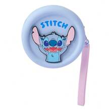 Miniso 名创优品史迪奇系列硅胶零钱包（天使，粉色），柔软轻便，节日派对礼物迷你钱包 - 藍色 - 查看 6