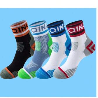 Calcetines deportivos Airacker Calcetines de pantorrilla para correr Calcetines con amortiguación y transpirables para hombre y mujer (1/5/6 pares)