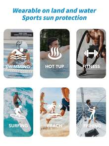 TURLAT 2 In 1 Mens Swim Trunks Quick Dry Beach Board Shorts With Drawstring And Zipper Pockets Comfy Summer - Green - View 6