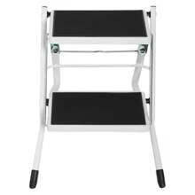 Anti  Slip Little Giant 2 Tread Ty Step Ladder Folding Step Stools With Tool Tray - White - View 10