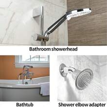 135 Degree Swivel Shower Head With Handheld Shower Head Adjustable Angle Connector, Shower Head, Handheld Shower Head, Overhead Shower, Solves The Problem Of Handheld Shower Head Being Too Straight