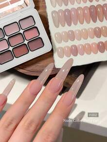 Jillradia 9-Colors New Popular Solid Gel Nail Gel Semi Permanent Nail Art Soaking UV LED Gel Christmas Manicure Gift Nail Salon DIY Manicure - 彩色 - 查看 10