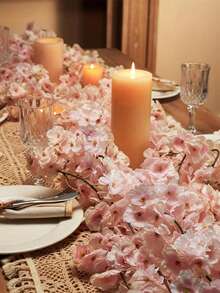 1,8 m Flor de cerezo artificial Enredadera, adecuada para decoraciones de boda, decoraciones de fiesta de cumpleaños, decoraciones del hogar y restaurante, decoraciones de alféizar de dormitorio, decoraciones del Día de San Valentín, decoraciones de Año Nuevo, decoraciones de jardín al aire regalos del Día de San Valentín. También adecuado como decoración de fondo de habitación para Año Nuevo. - flores de cerezo - Ver 4